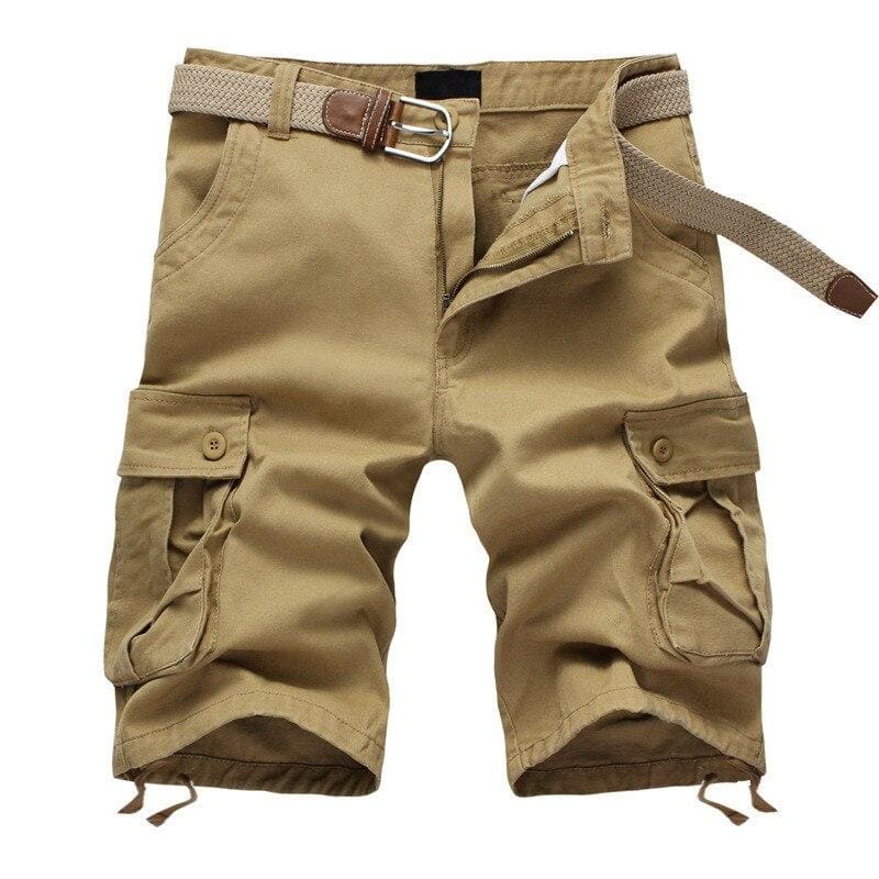 Pantalones cortos hombre estilo militar