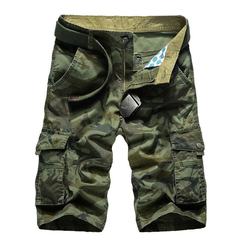 Pantalones cortos hombre militar