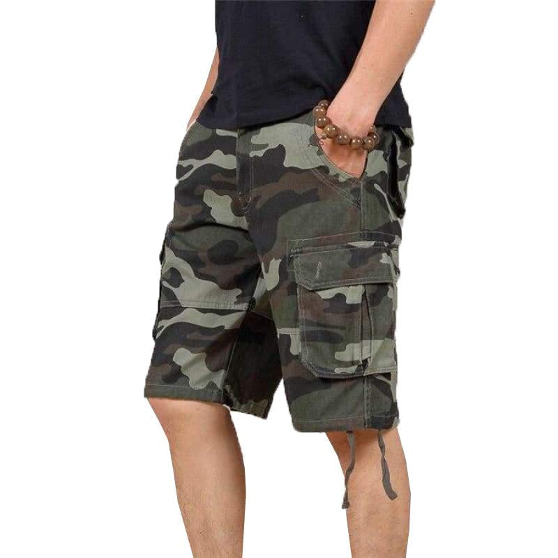 Pantalones cortos hombre tipo militar