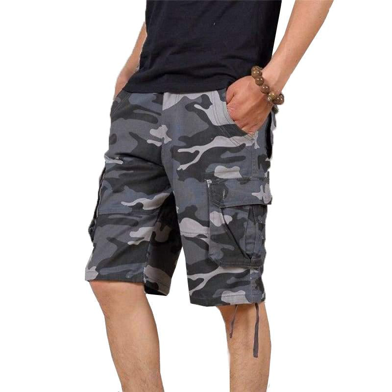Pantalones cortos hombre tipo militar