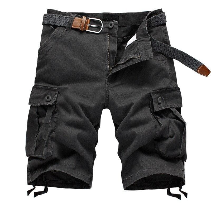 Pantalones cortos verdes militar hombre