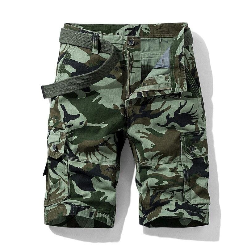 Pantalones de corte militar