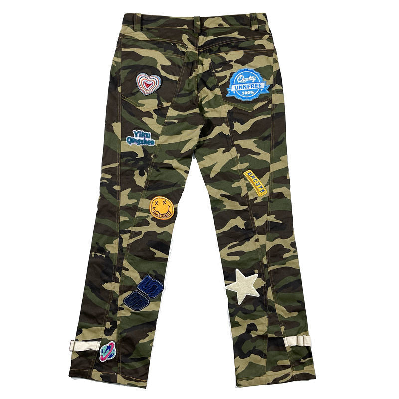Pantalones de trabajo hombre con parches