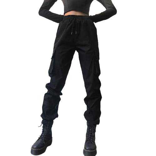 Pantalones de trabajo negro mujer