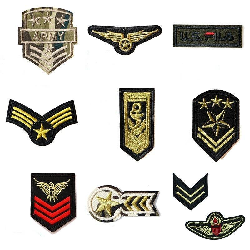 Parches bordados militares