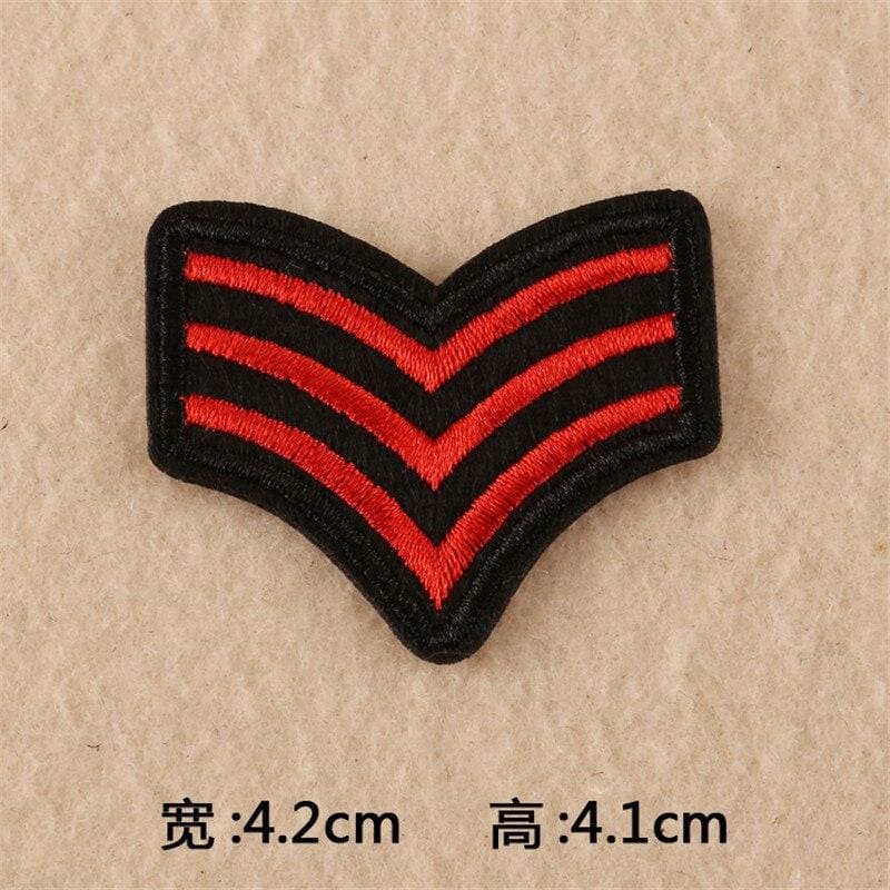 Parches de rangos militares