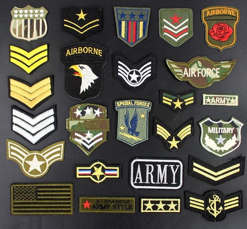 Parches militares americanos marina