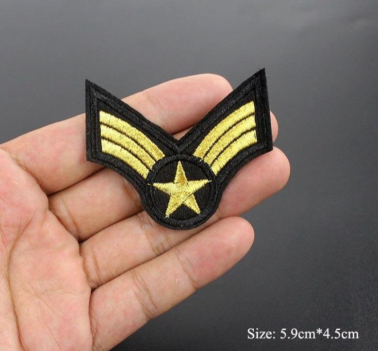 Parches militares americanos marina