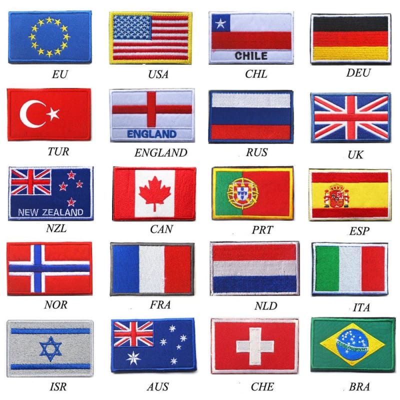 Parches militares bandera