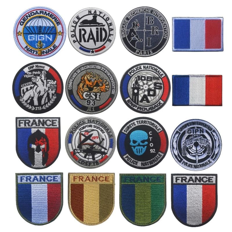 Parches militares bordados