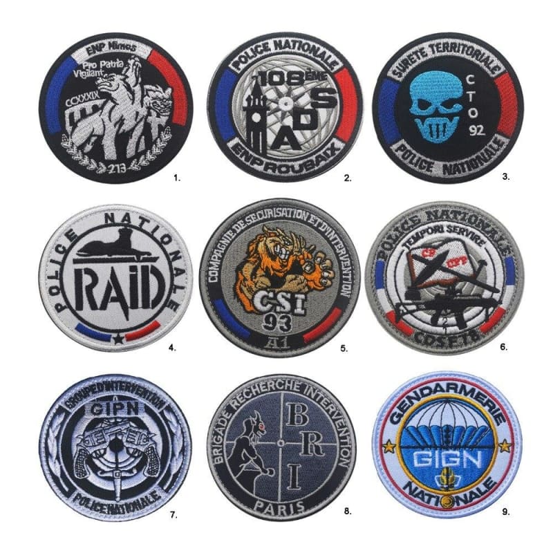 Parches militares bordados