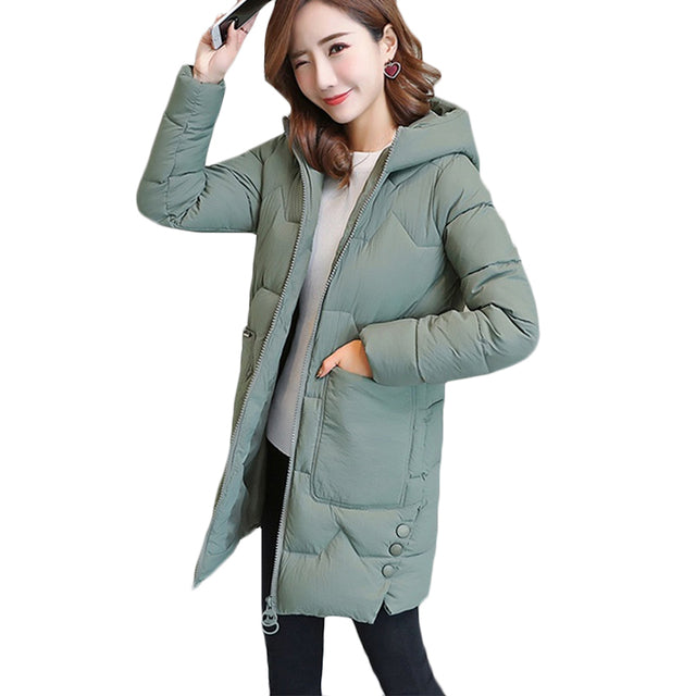 Parka color militar