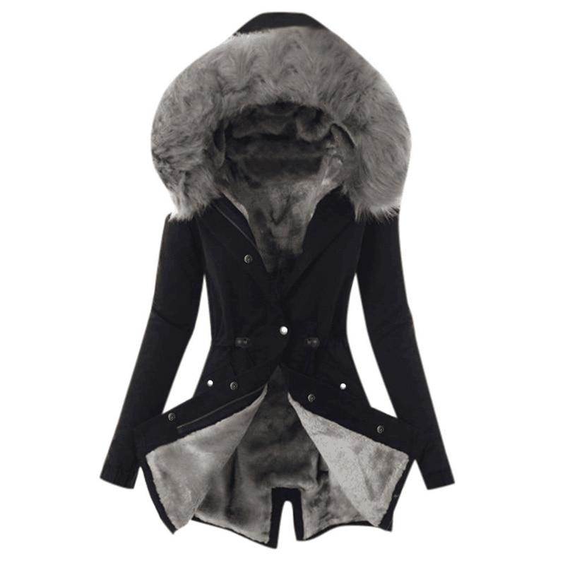 Parka de mujer estilo militar