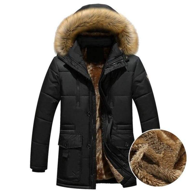 Parka estilo militar en verde hombre