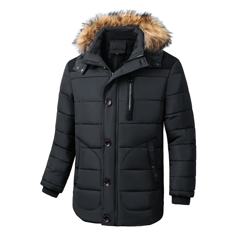 Parka hombre azul militar