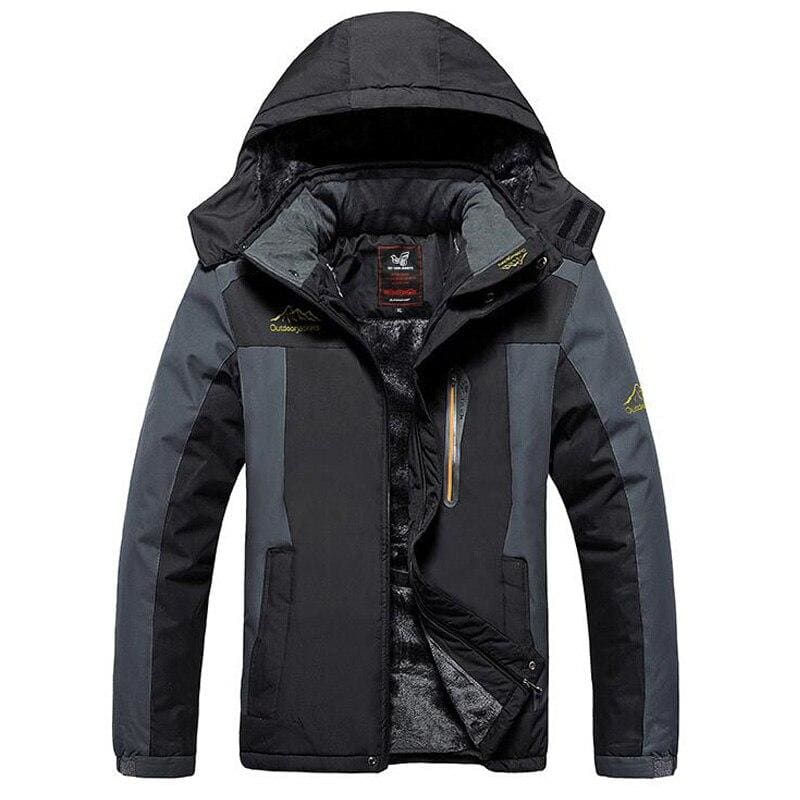 Parka impermeable verde militar