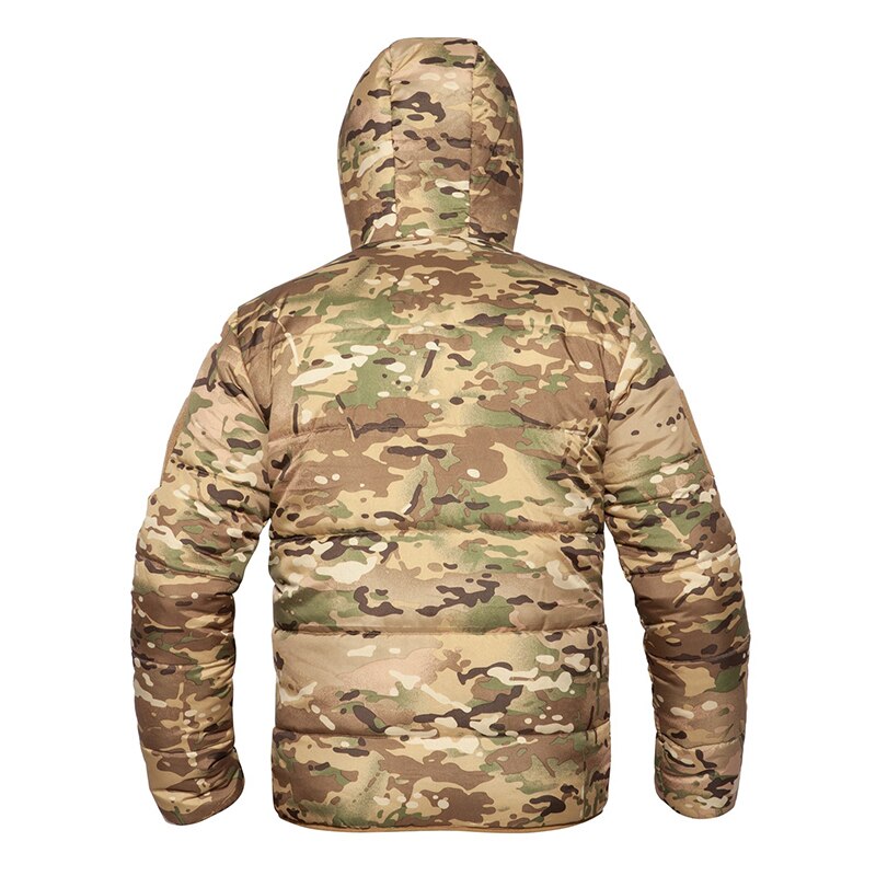 Parka militar camuflada