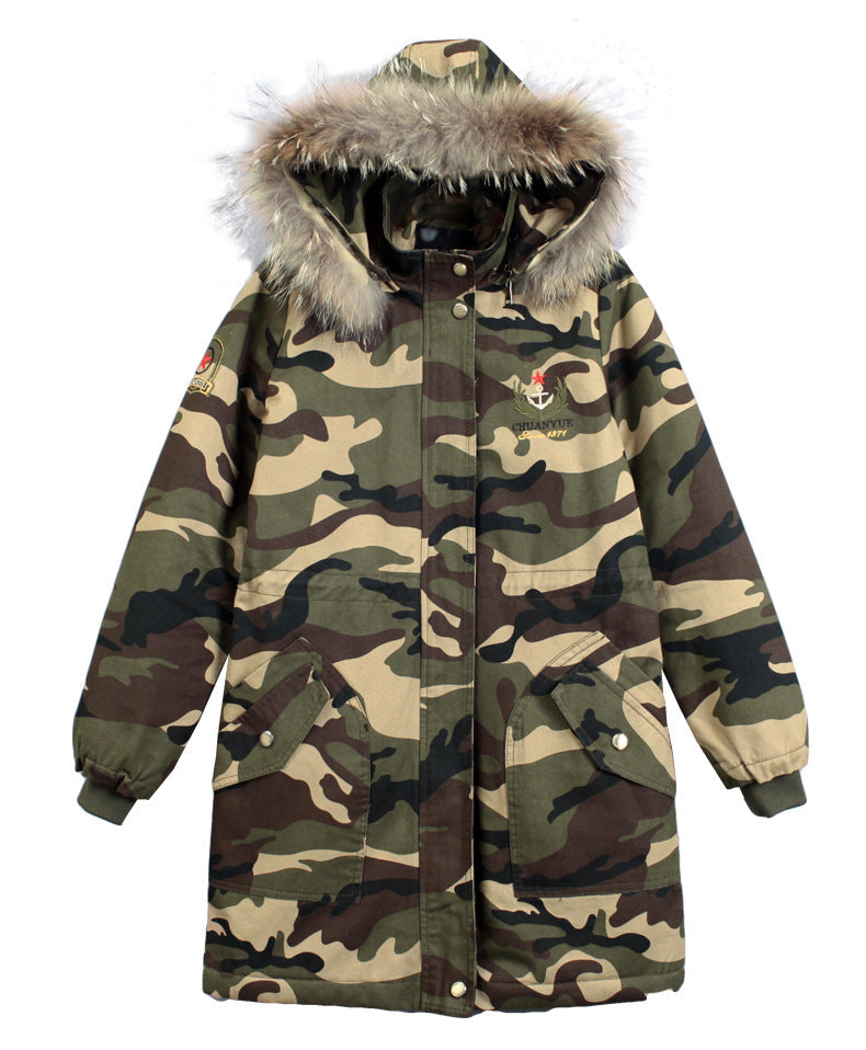 Parka militar hombre kaki