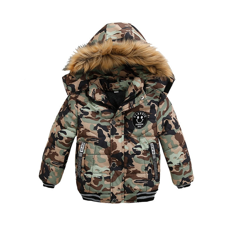 Parka militar niño