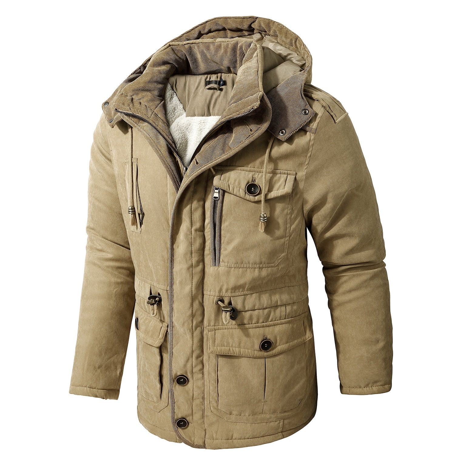Parka verde militar