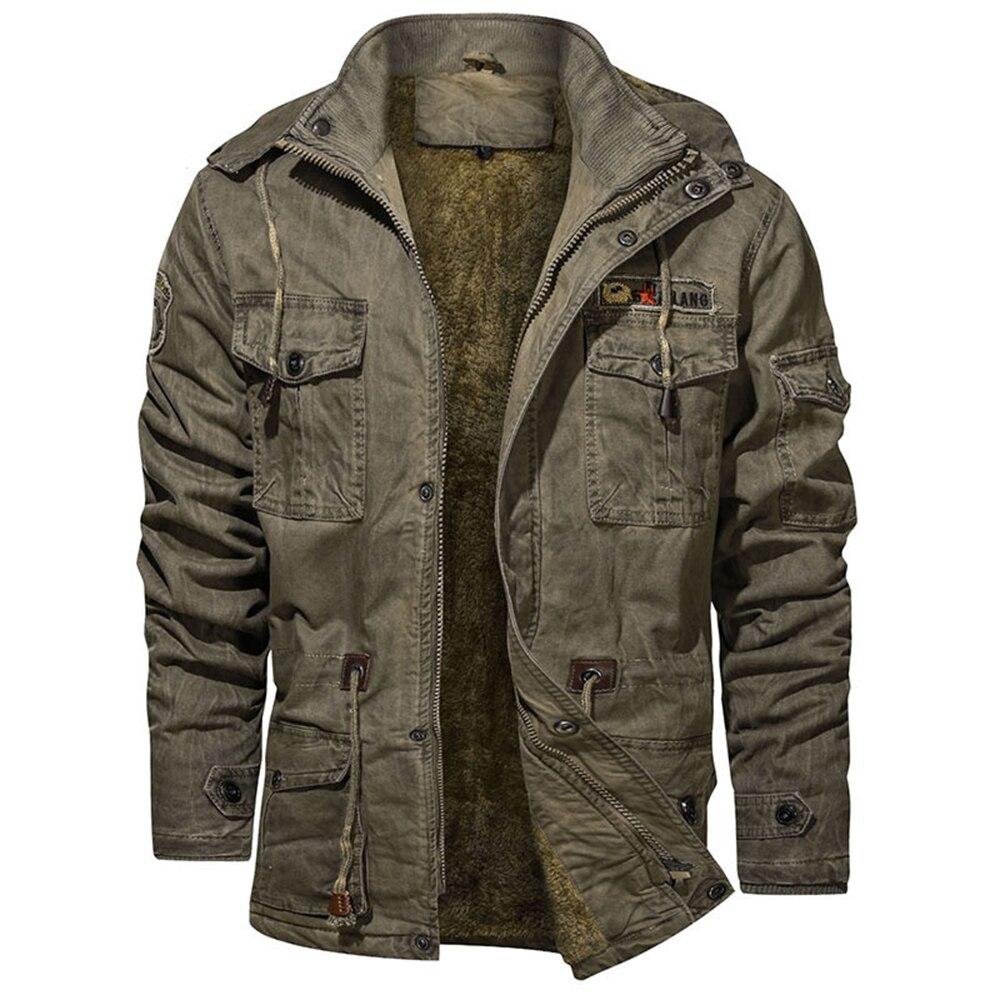 Parkas verde militar hombre