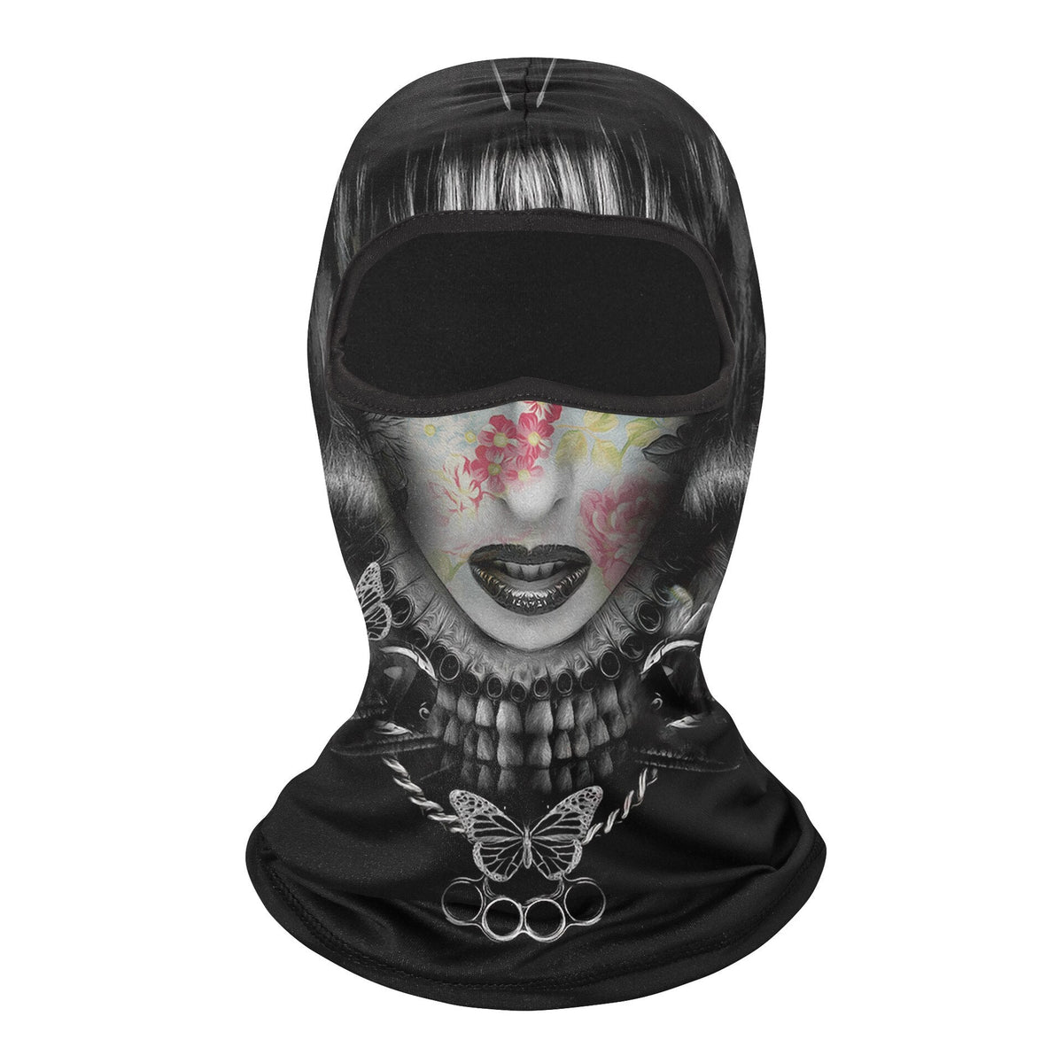 Pasamontañas de neopreno calavera
