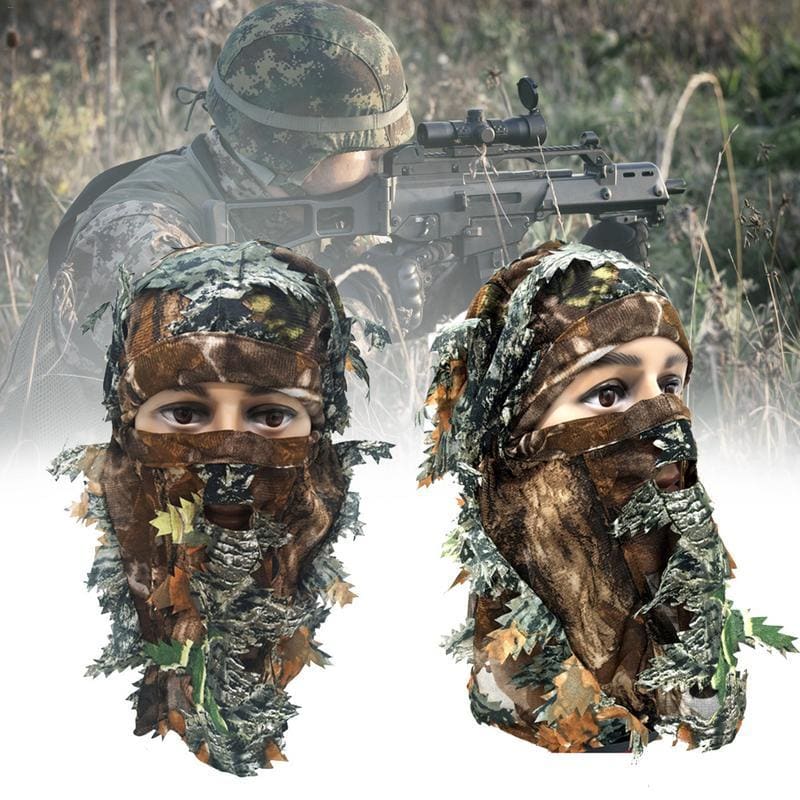Pasamontañas red de camuflaje