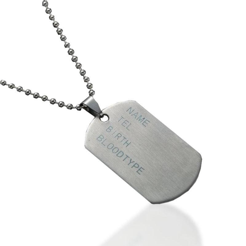 Placas identificativas militares