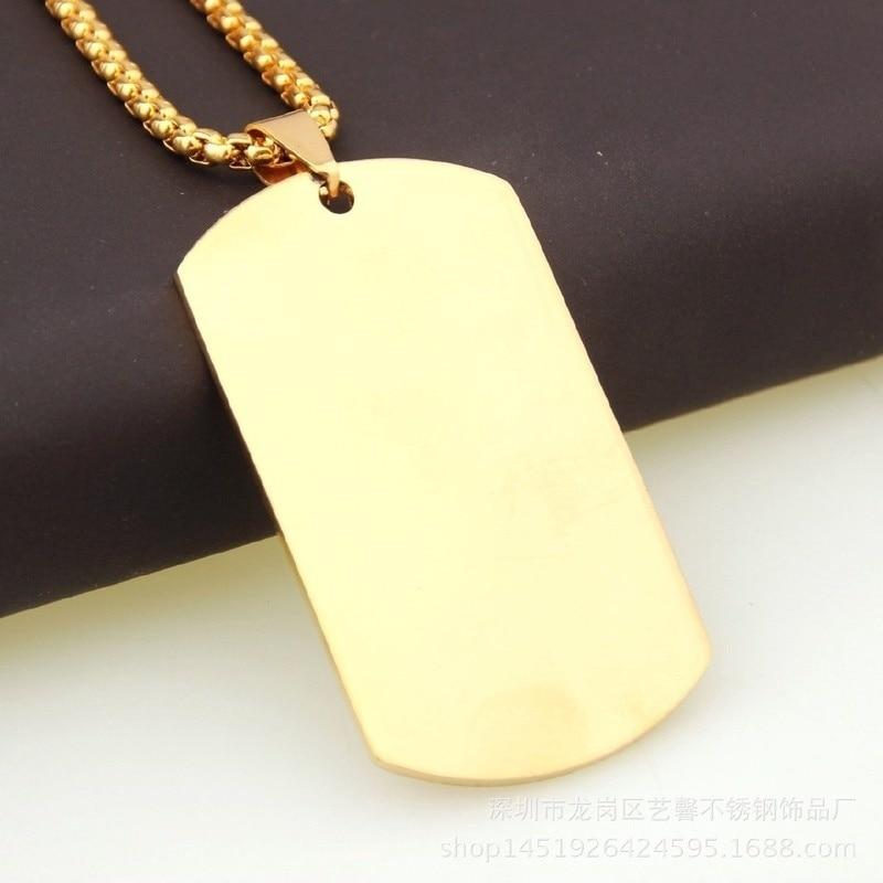 Placas militares de oro