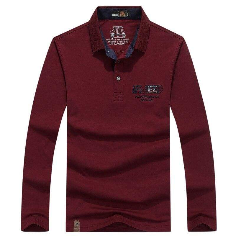 Polo camisa manga larga