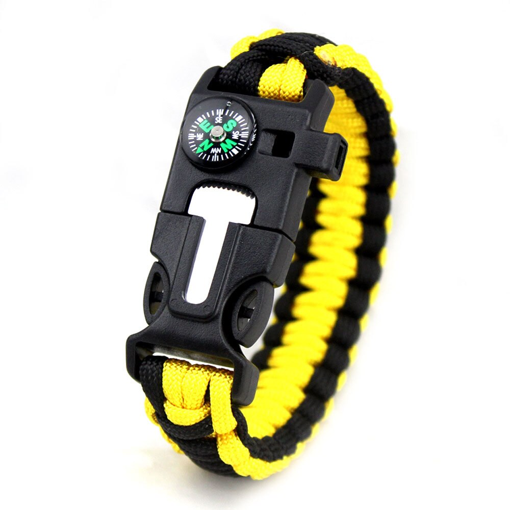 Pulsera paracord supervivencia