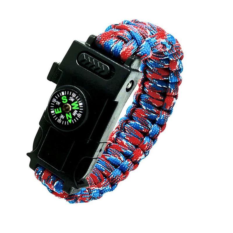 Pulsera supervivencia con brujula