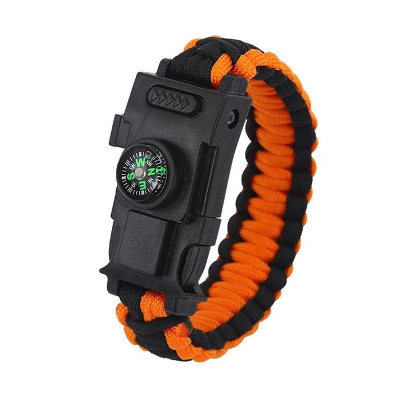 Pulsera supervivencia con brujula