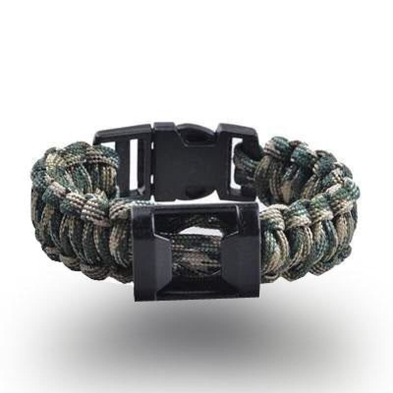 Pulsera supervivencia paracord amarilla