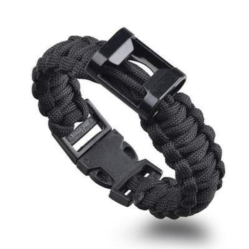 Pulsera supervivencia paracord amarilla