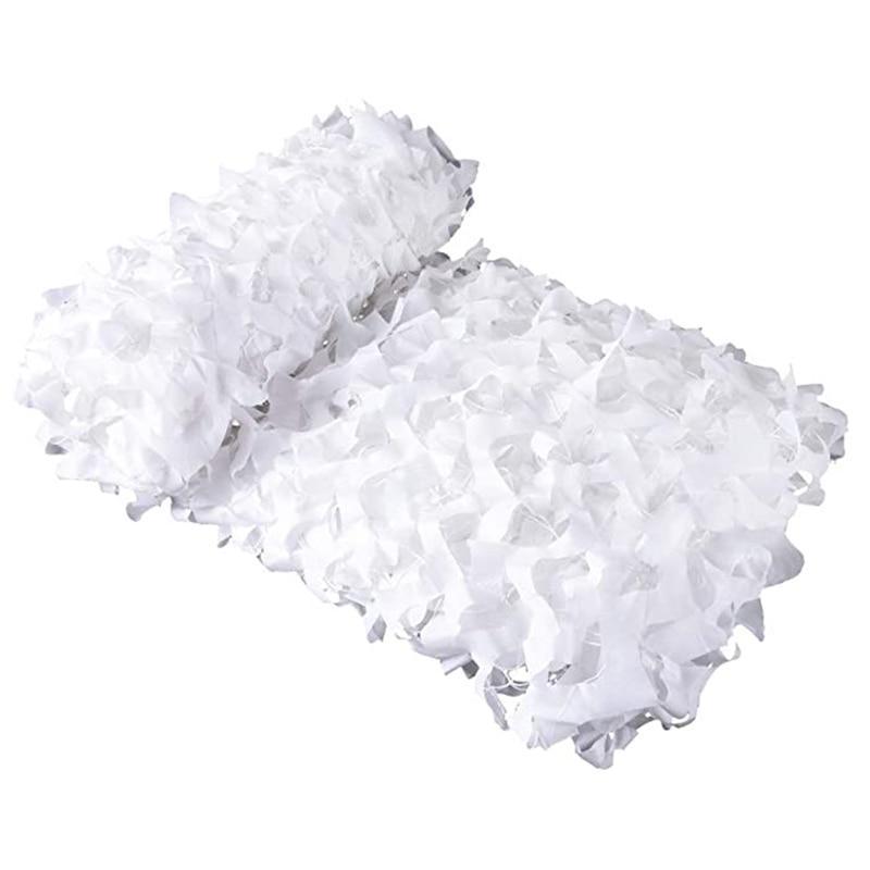 Red de camuflaje blanca para pergola
