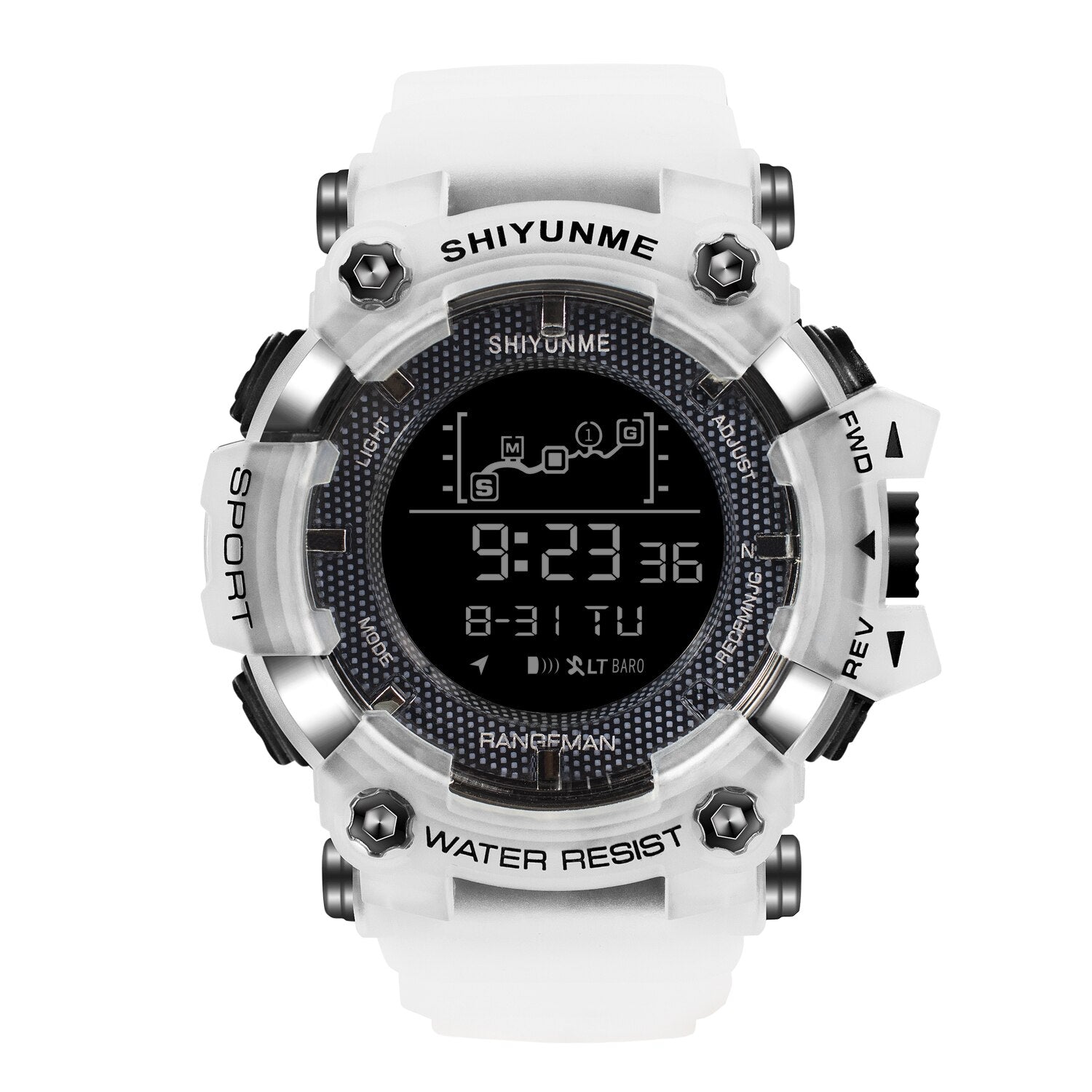 Reloj analógico digital militar reloj deportivo hombres