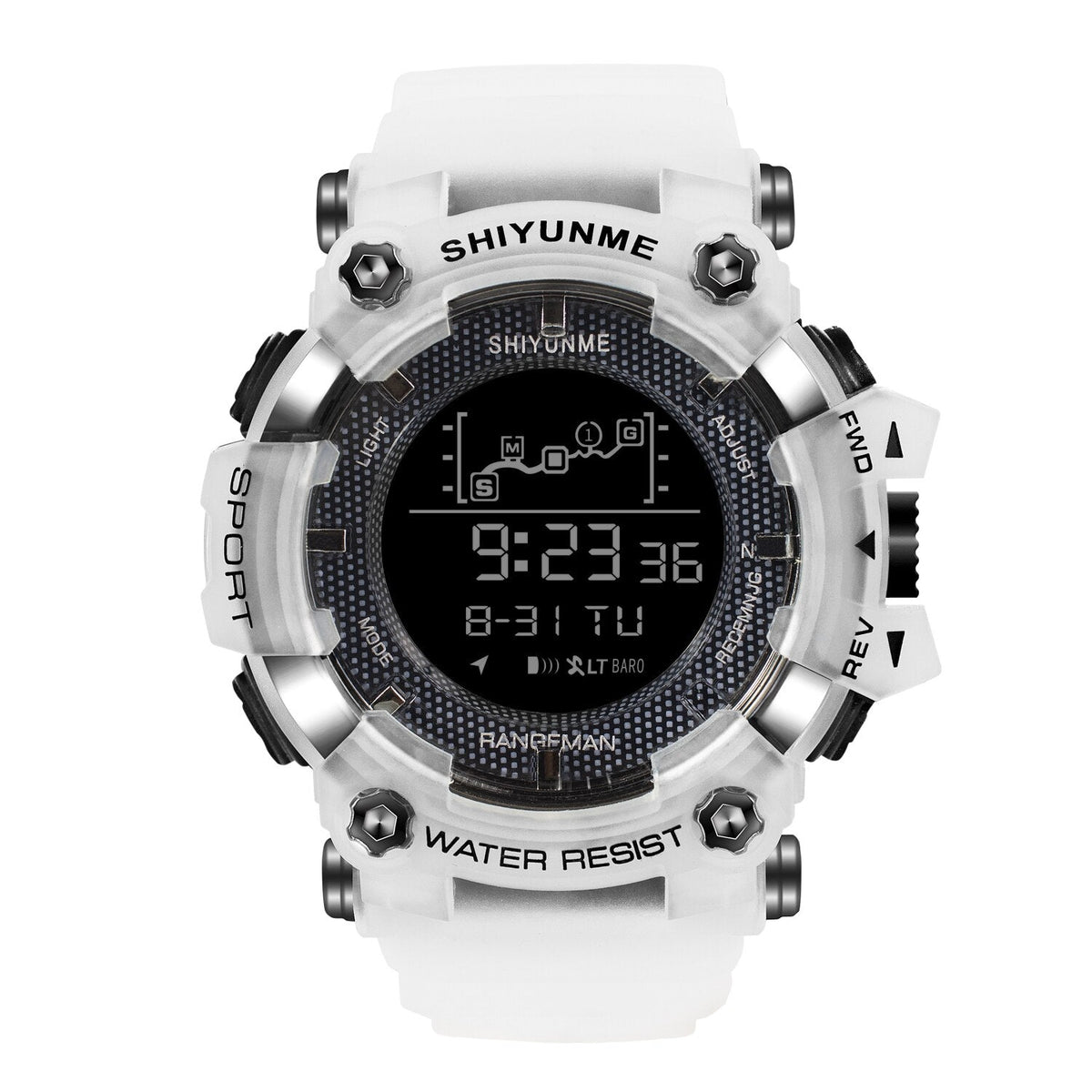 Reloj analógico digital militar reloj deportivo hombres
