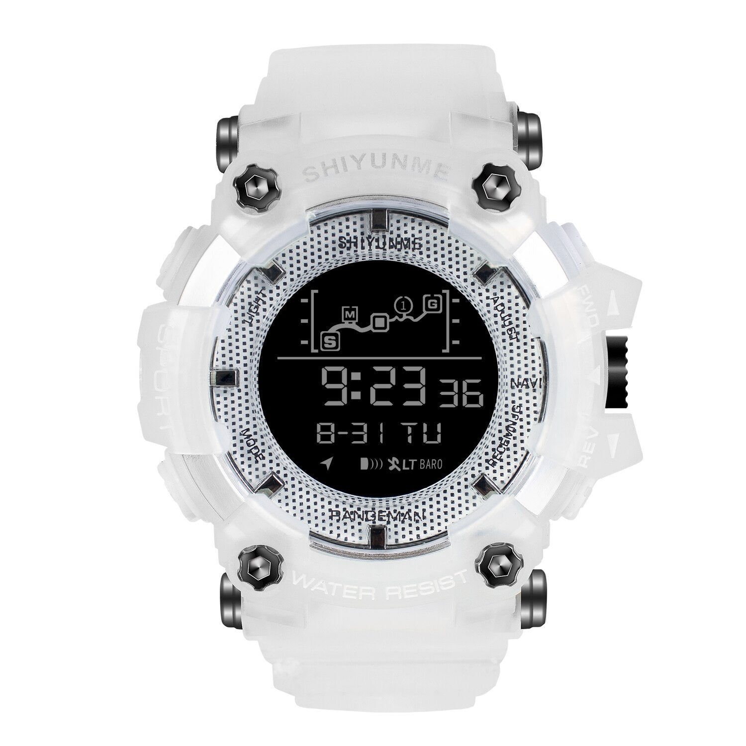 Reloj analógico digital militar reloj deportivo hombres