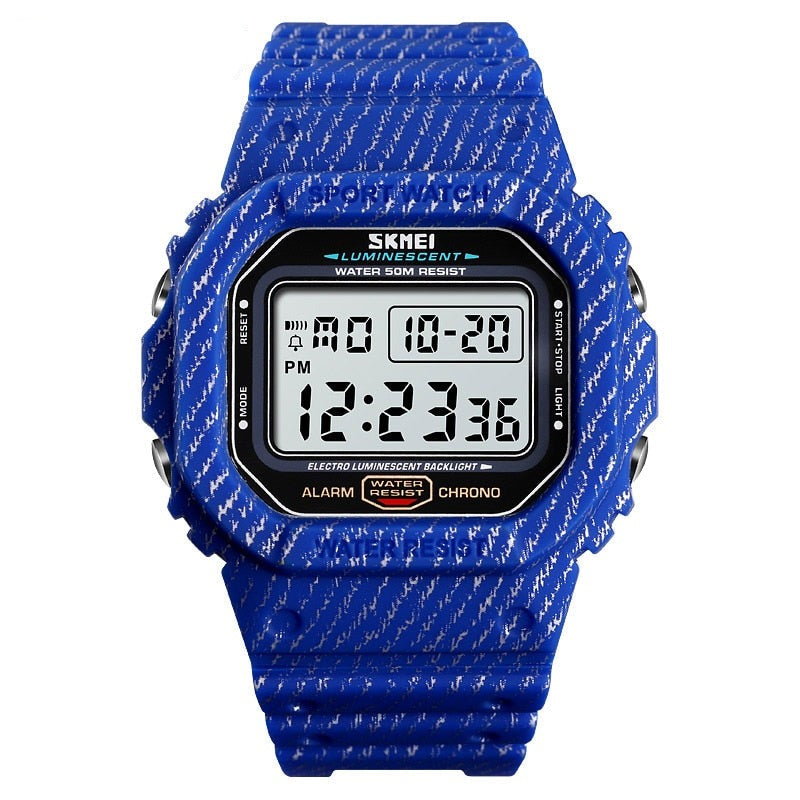 Reloj digital de estilo militar