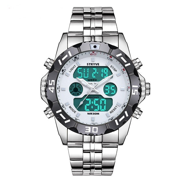 Reloj digital tipo militar