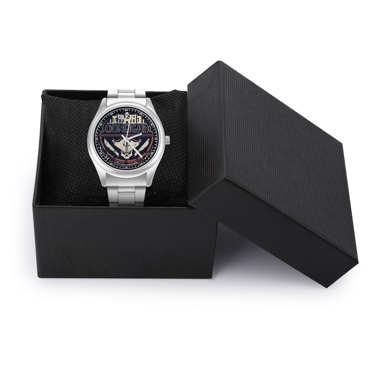 Reloj estilo militar esfera blanca