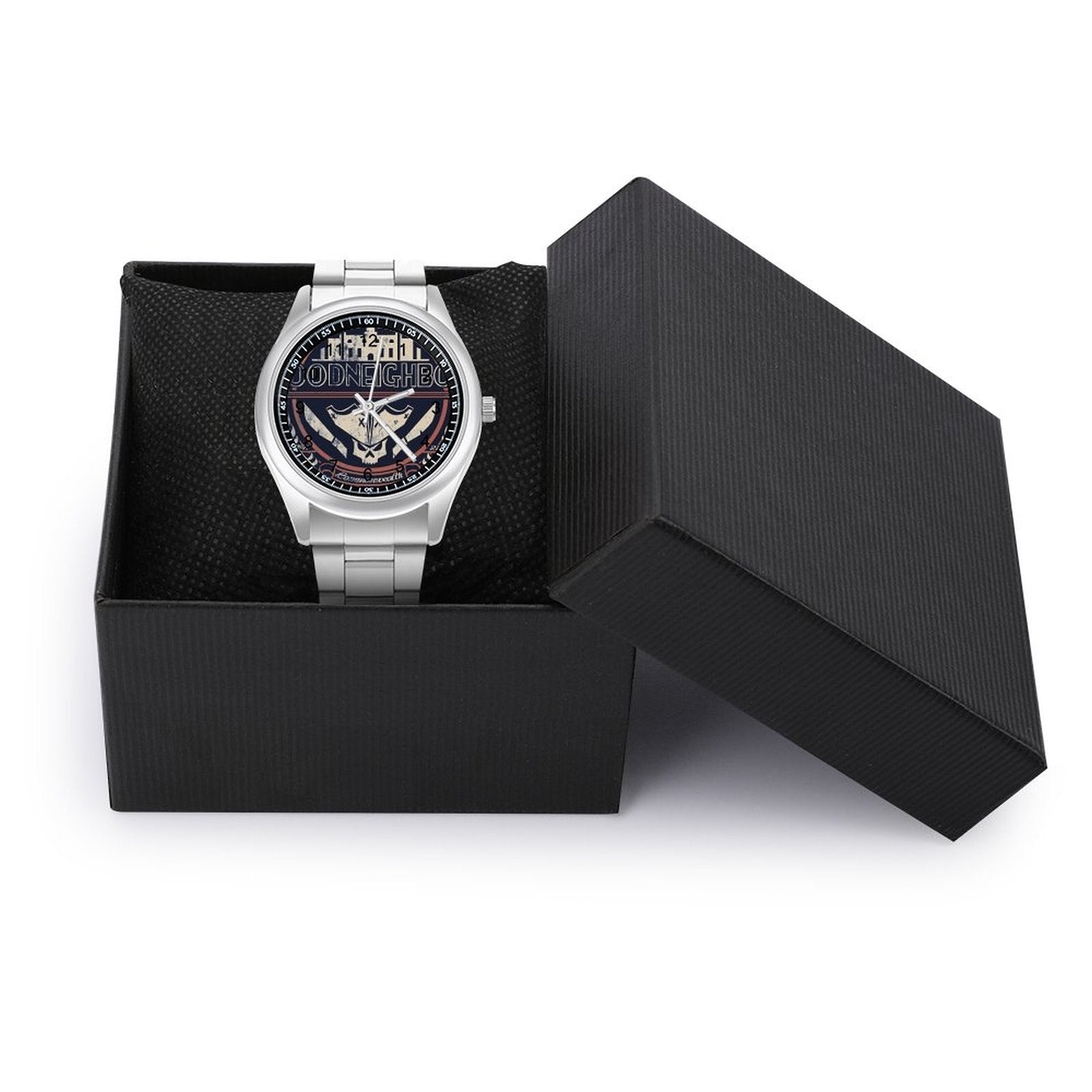 Reloj estilo militar esfera blanca