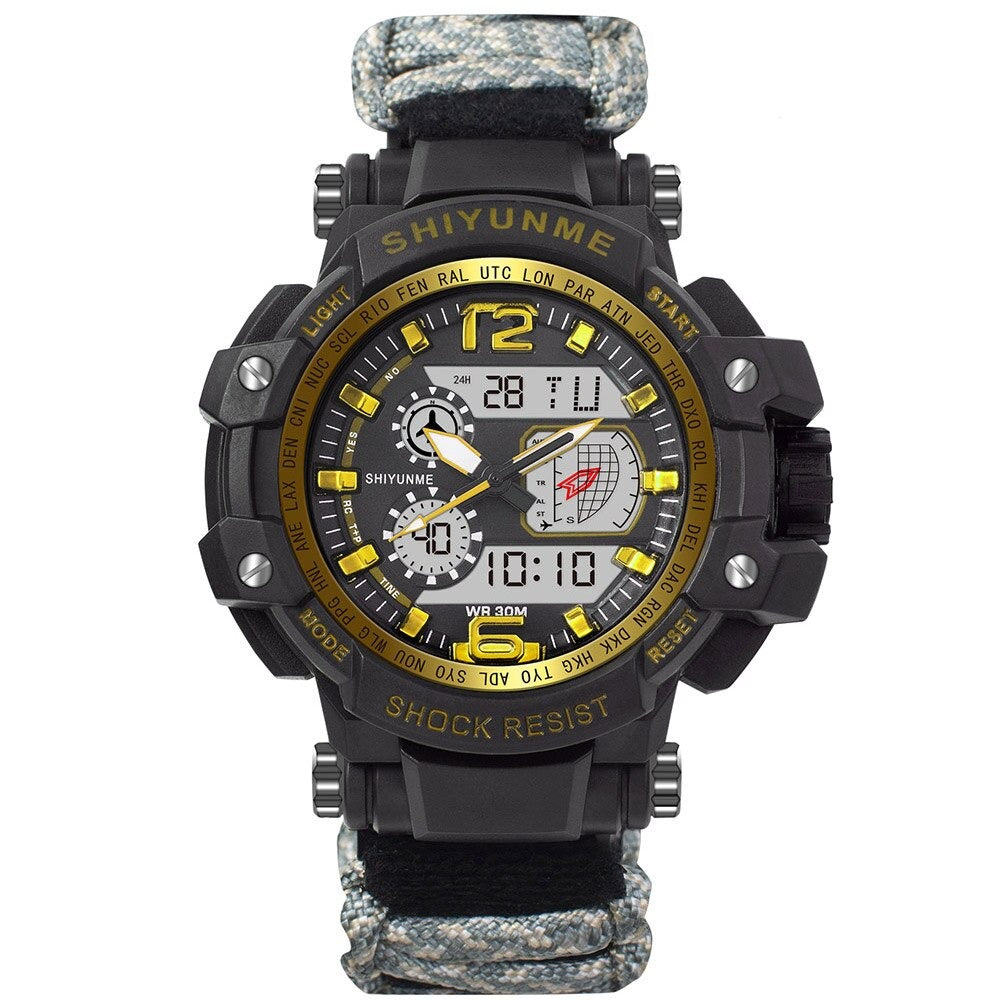 Reloj tipo militar camuflaje