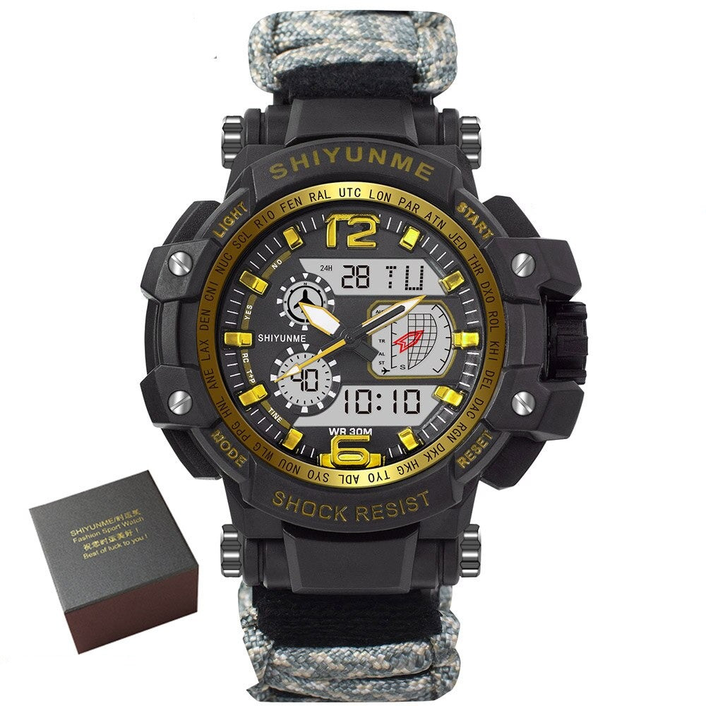 Reloj tipo militar camuflaje