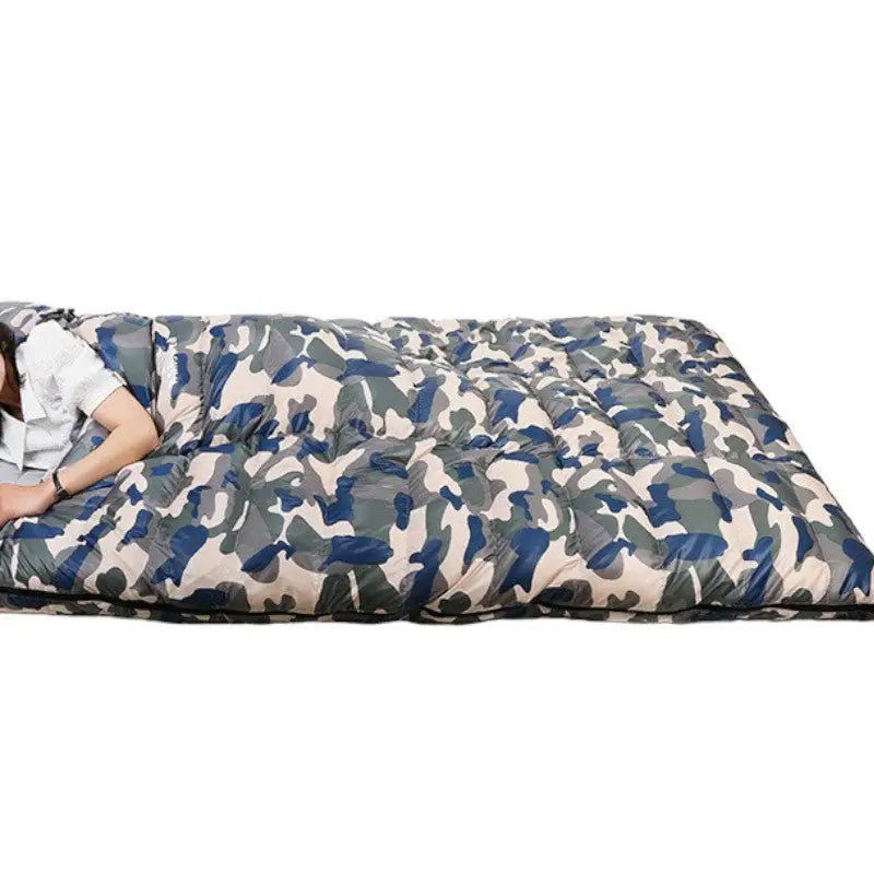 Sac de couchage double duvet
