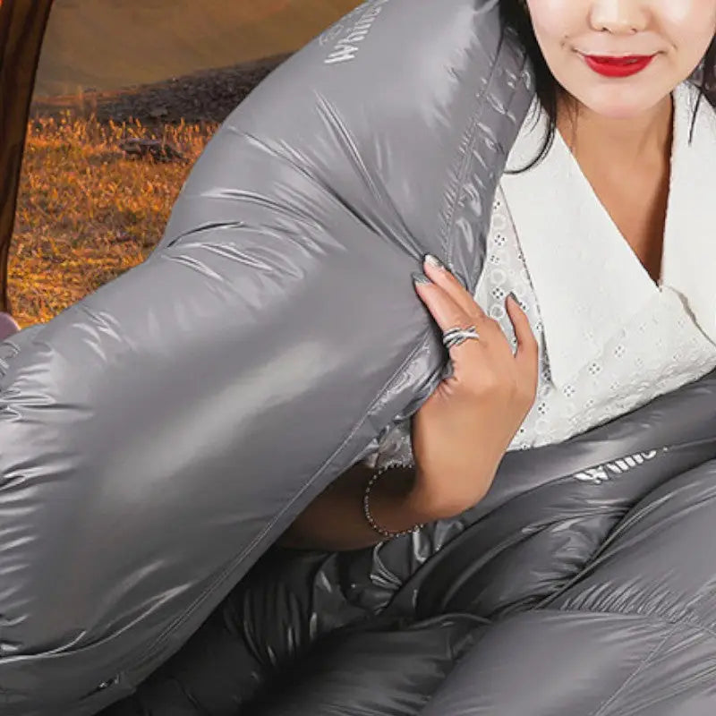 Sac de couchage double duvet