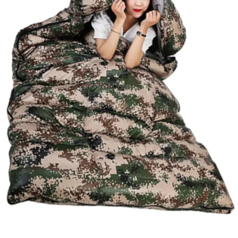 Sac de couchage double duvet