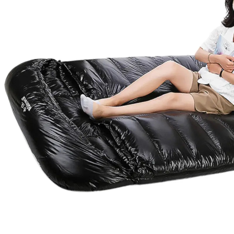 Sac de couchage double duvet