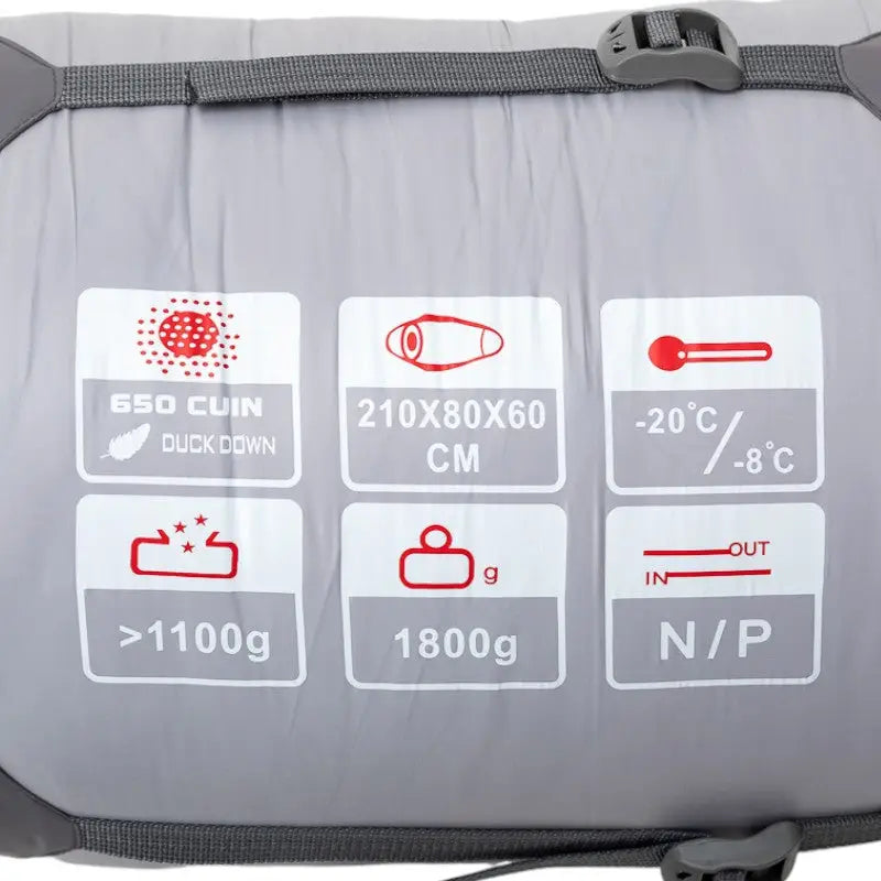 Sac de couchage duvet randonnée